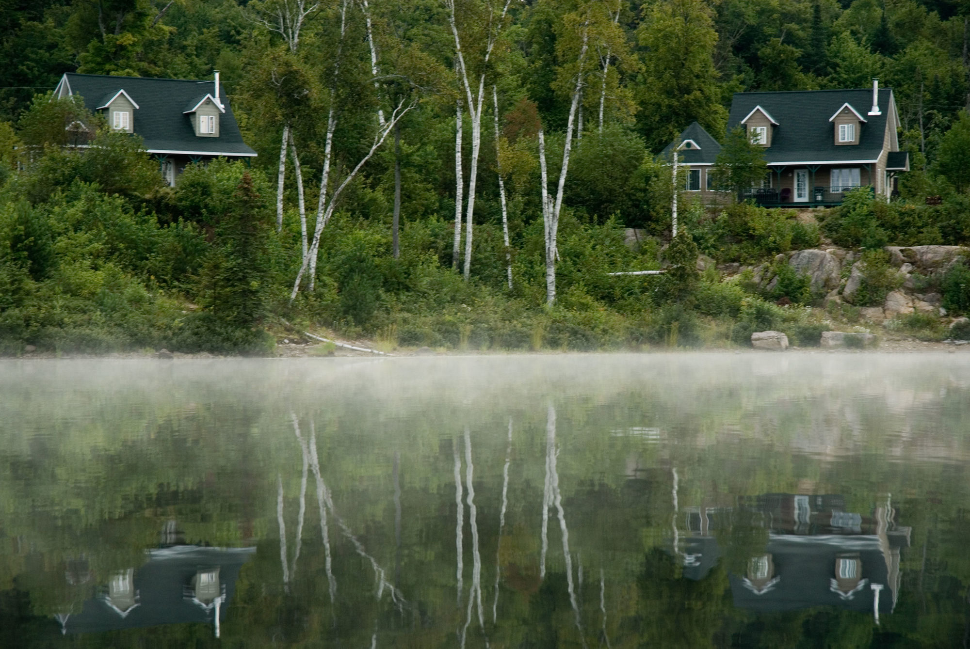Pourvoirie Du Lac Blanc เซนต์ อเล็กซิส เด มองส์ ภายนอก รูปภาพ